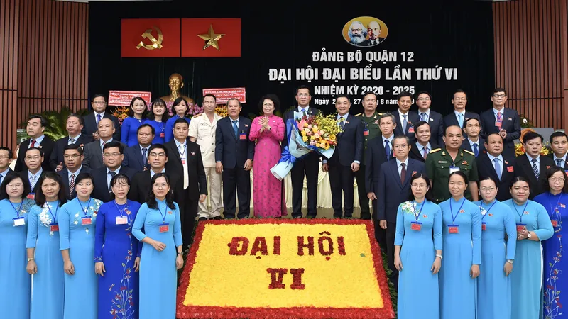 Đồng chí Trần Hoàng Danh tái đắc cử Bí thư Quận ủy quận 12