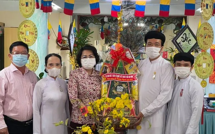 Ủy ban MTTQ Việt Nam TPHCM thăm, chúc mừng Lễ Thượng Ngươn, Tân Sửu 