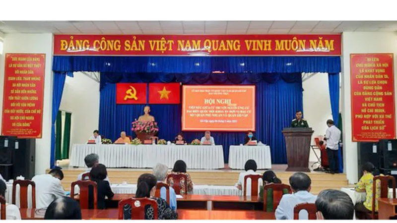 Cử tri quận 12 và Gò Vấp đánh giá cao chương trình hành động của các ứng cử viên đại biểu Quốc hội Khóa XV