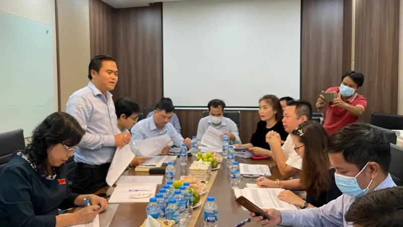 Trưởng Ban Văn hóa - xã hội, HĐND TPHCM Cao Thanh Bình phát biểu tại buổi khảo sát