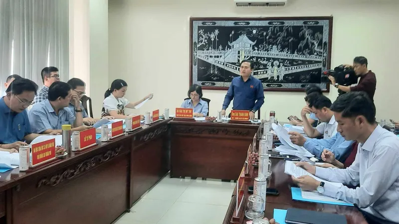 Trưởng Đoàn giám sát Ban Văn hóa - Xã hội, HĐND TPHCM Cao Thanh Bình phát biểu kết luận buổi giám sát