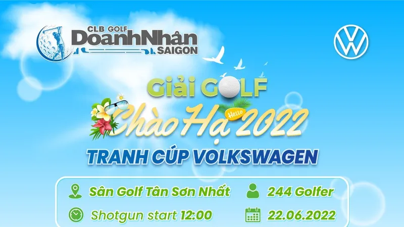 Giải golf Chào hạ 2022 thu hút 244 tuyển thủ tham dự