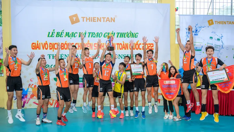 Đại học TDTT TPHCM xuất sắc lên ngôi vô địch giải bóng chuyền sinh viên