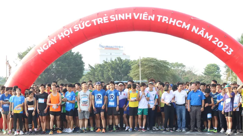 Ngày hội sức trẻ sinh viên TPHCM 2023 gồm nhiều hoạt động bổ ích từ thể thao đến nghệ thuật, học thuật...dành cho sinh viên. Ảnh: THANH TÙNG
