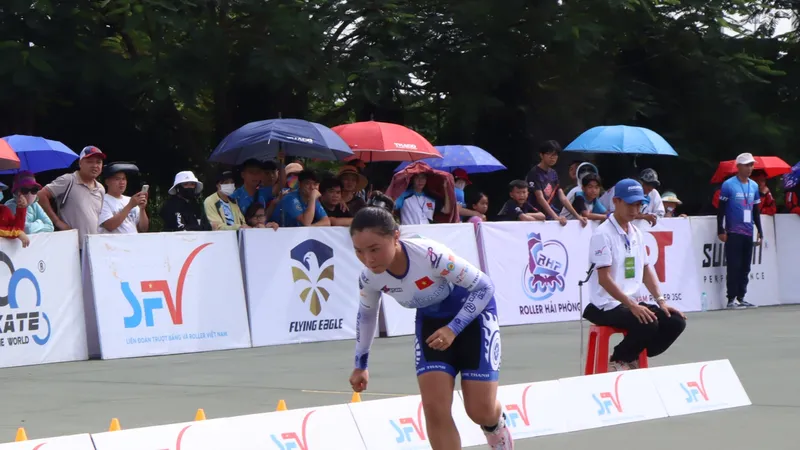 VĐV dự vòng loại nội dung freestyle. Ảnh: THANH TÙNG 
