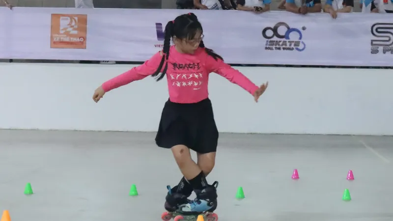 Mãn nhãn các tiết mục trình diễn tại giải Roller Sports TPHCM 