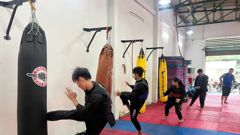 Đội tuyển pencak silat TPHCM tập trung tập luyện trong chu kỳ mới. Ảnh: THANH QUỐC 