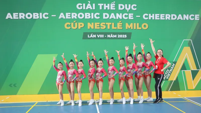 68 đội dự tranh giải Thể dục Aerobic – Aerobic Dance – Cheerdance 2025