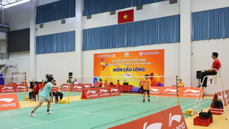 Các tuyển thủ tranh tài ở 7 nội dung đơn, đôi, đồng đội
