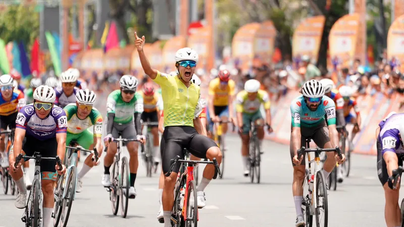 Đặng Thành Được có chiến thắng chặng thứ 2. Ảnh: Hoàng Hùng