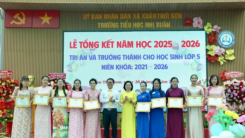 Trường tiểu học Nhị Xuân: Nâng tầm giáo dục toàn diện