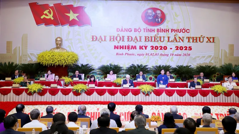 Khai mạc Đại hội đại biểu Đảng bộ tỉnh Bình Phước lần thứ XI.