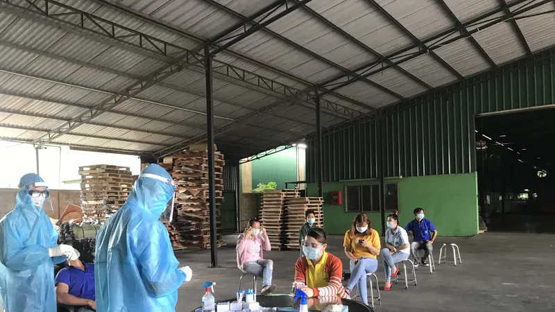 Bình Phước chỉ đạo khẩn sau khi phát hiện 1 ca mắc Covid-19 trong khu công nghiệp.