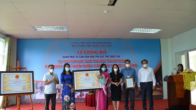 Rượu cần của người S’tiêng Bình Phước được công nhận di sản văn hóa phi vật thể quốc gia