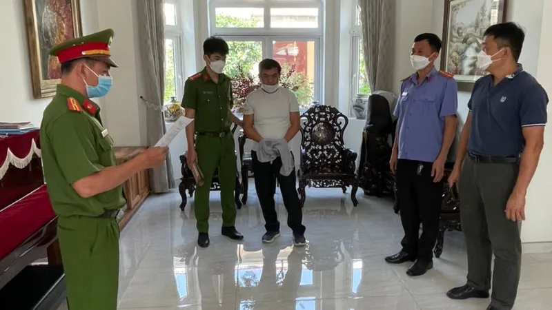 Bắt bị can Trương Quốc Tuấn 