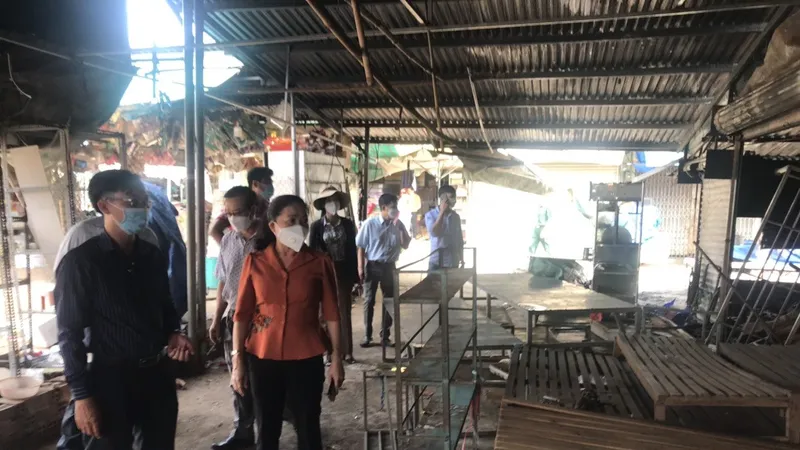 Bình Phước: Lửa thiêu rụi 64 kios, thiệt hại hơn 10 tỷ đồng