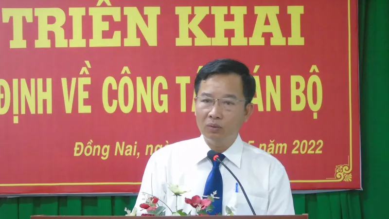 Phó Giám đốc Sở Y tế tỉnh Đồng Nai Lê Quang Trung điều hành hoạt động Sở Y tế 