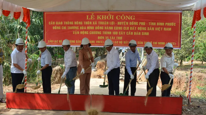  Bình Phước: Khởi công xây dựng cầu giao thông nông thôn trị giá 2 tỷ đồng 