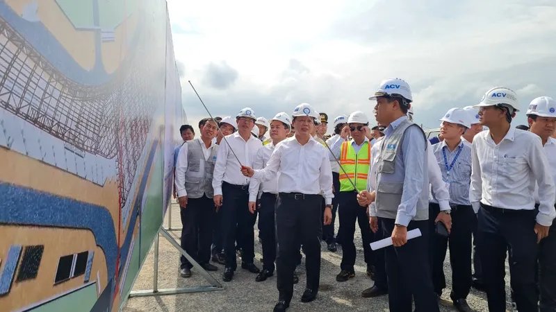 Phó Thủ tướng Trần Hồng Hà kiểm tra tiến độ Sân bay Long Thành 
