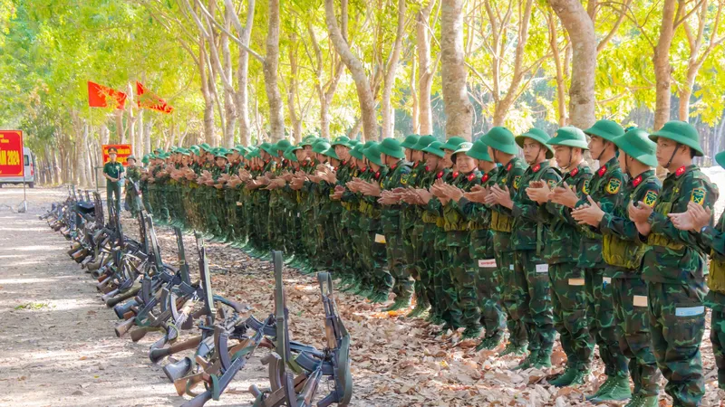 Tiếp sức chiến sĩ mới mùa huấn luyện