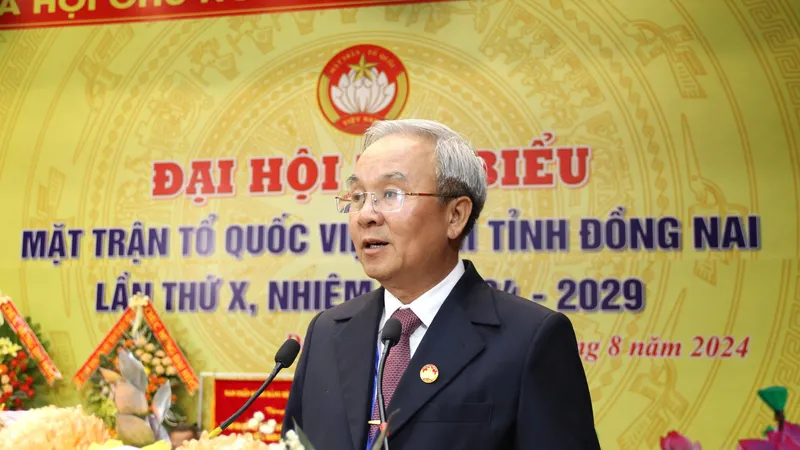 Ông Cao Văn Quang tái cử chức Chủ tịch Uỷ ban MTTQ Việt Nam tỉnh Đồng Nai