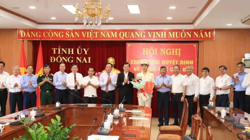 Đại tá Nguyễn Hồng Phong tham gia Ban Thường vụ Tỉnh ủy Đồng Nai