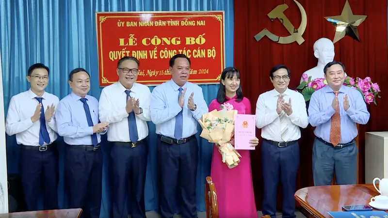 Đồng Nai: Bổ nhiệm Phó Chánh Văn phòng UBND tỉnh
