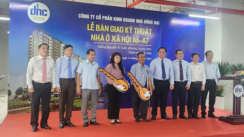 Đồng Nai: Bàn giao kỹ thuật Dự án nhà ở xã hội A6- A7