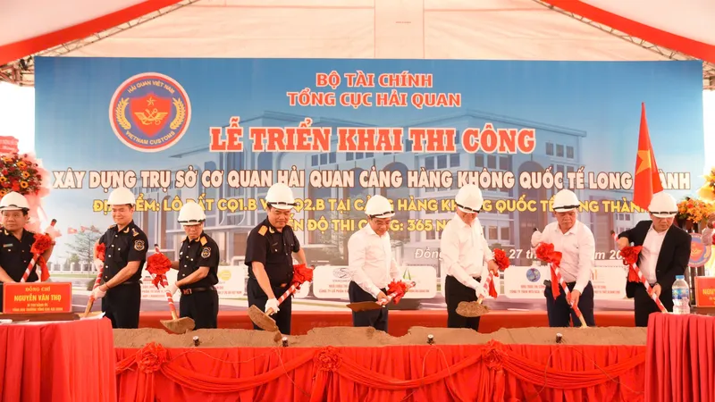 Thi công trụ sở hải quan sân bay Long Thành