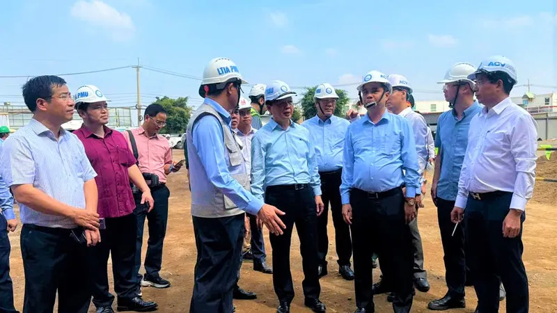 Phó Thủ tướng Trần Hồng Hà kiểm tra tiến độ sân bay Long Thành 