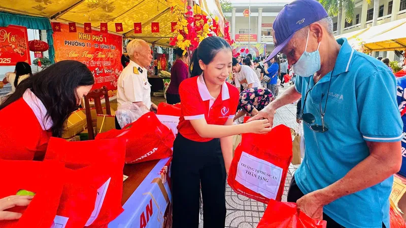 “Xuân yêu thương” ở trường Tiểu học Phước An (TP Vũng Tàu)