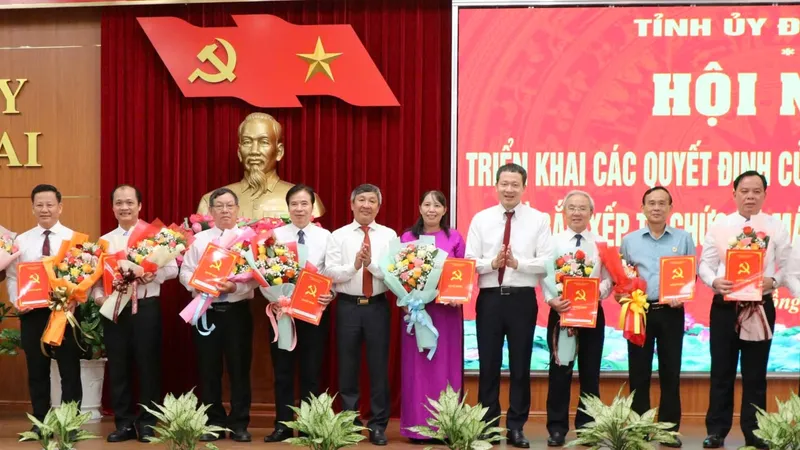 Đồng Nai: Thành lập mới 2 Đảng bộ, hợp nhất Ban Tuyên giáo và Dân vận Tỉnh ủy
