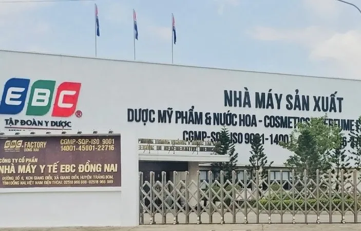 Khởi tố vụ sản xuất, buôn bán hàng giả tại Công ty CP nhà máy y tế EBC Đồng Nai