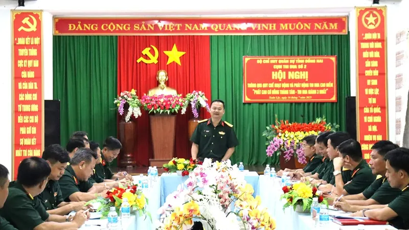 Bộ CHQS tỉnh Đồng Nai phát động thi đua cao điểm 
