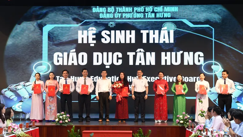 Phường Tân Hưng (TPHCM) có Ban điều hành hệ sinh thái giáo dục