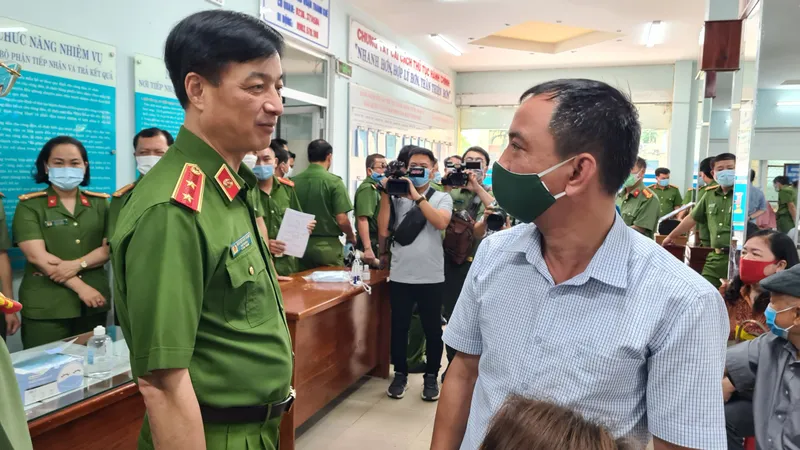 Bộ Công an kiểm tra công tác cấp căn cước công dân tại miền Trung