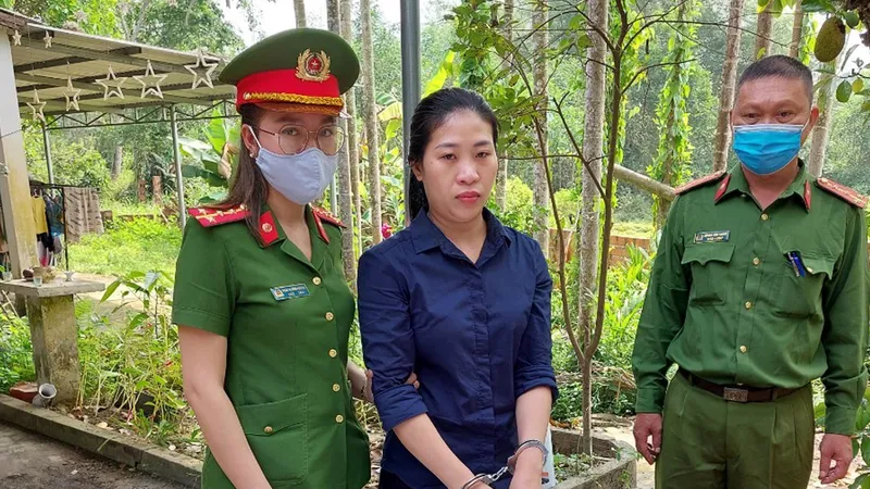 Đối tượng Bùi Thị Tuyết Trang. Ảnh: CACC