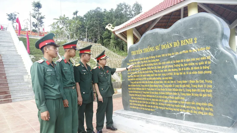 Khánh thành di tích nơi thành lập Sư đoàn 2, Quân khu 5