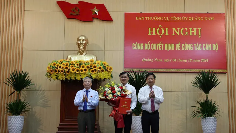 Ông Phan Văn Bình làm Trưởng Ban Tổ chức Tỉnh ủy Quảng Nam