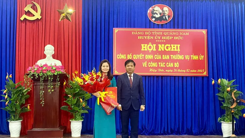 Bí thư Tỉnh đoàn Quảng Nam được điều động làm Bí thư Huyện ủy Hiệp Đức