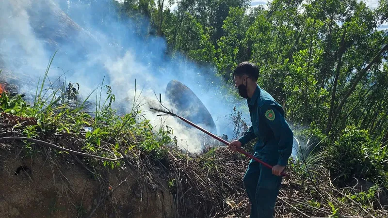 Phát hiện thi thể người đàn ông sau khi dập tắt đám cháy rừng