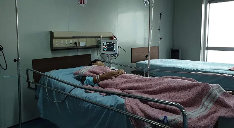 Em N. hiện đang được điều trị tại bệnh viện