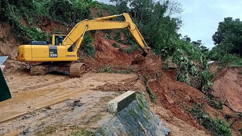 3 người dân mất tích khi đi làm rẫy, nghi bị vùi lấp do sạt lở đất