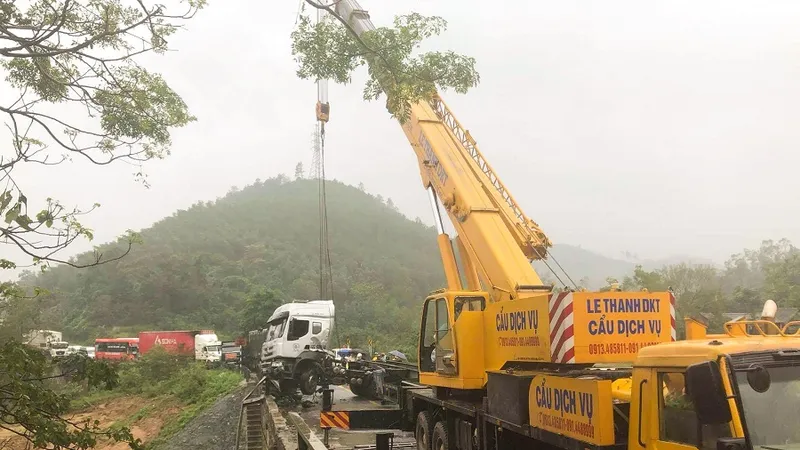 Hiện trường vụ tai nạn 