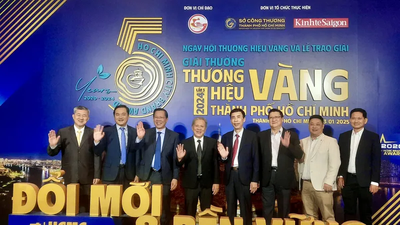 TPHCM vinh danh 29 doanh nghiệp đạt giải Thương hiệu Vàng 2024