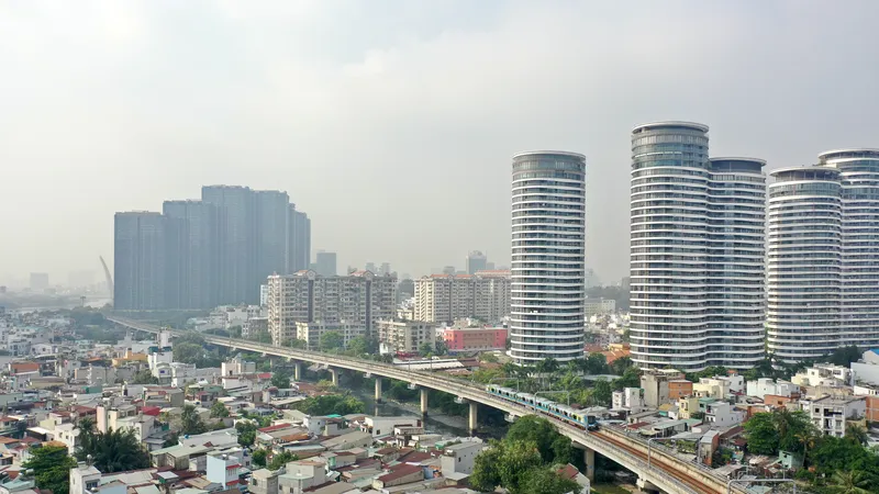 Khu Văn Thánh, phường Thạnh Mỹ Tây, TPHCM. Ảnh: HOÀNG HÙNG
