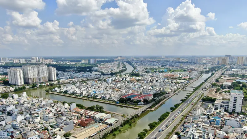 Khu vực phường Bình Tiên, TPHCM Ảnh: HOÀNG HÙNG