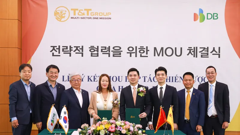 T&T Group hợp tác chiến lược với tập đoàn TOP 10 của Hàn Quốc