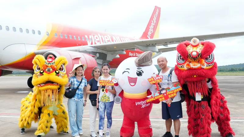 Bay thẳng Hồng Kông từ Phú Quốc, Đà Nẵng cùng các chuyến bay Vietjet