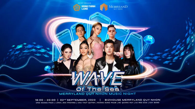 MerryLand Quy Nhơn tưng bừng dịp Quốc khánh 2-9 trong sự kiện âm nhạc Wave of the sea